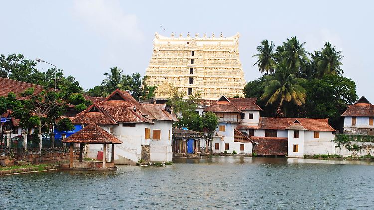 Nur vier der sechs unterirdischen Kammern des Tempels Sri Padmanabhaswamy wurden bisher regelmäßig überprüft.