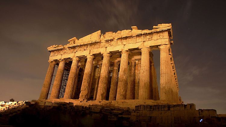Symbol europäischer Baukunst: Der Parthenon-Tempel auf der Athener Akropolis.