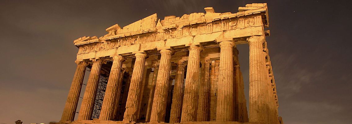 Symbol europäischer Baukunst: Der Parthenon-Tempel auf der Athener Akropolis.
