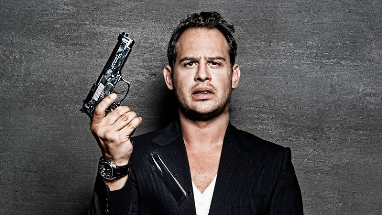 Moritz Bleibtreu mit der Beretta aus "Knockin' On Heavens Door".