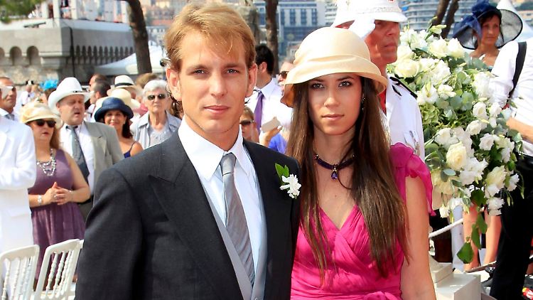Die jungen Eltern bei der Fürstenhochzeit 2011.