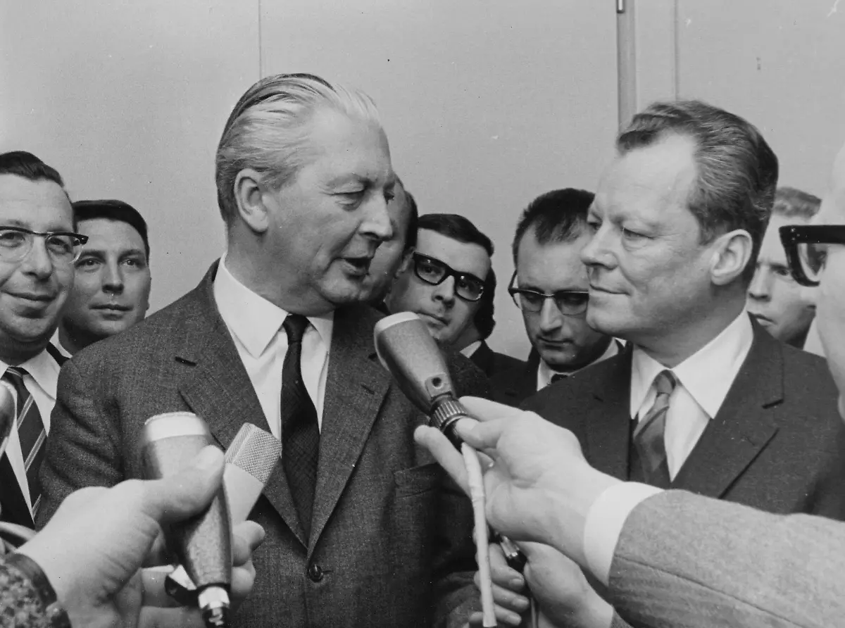 Kiesinger-Brandt-Koalitionsgespraeche