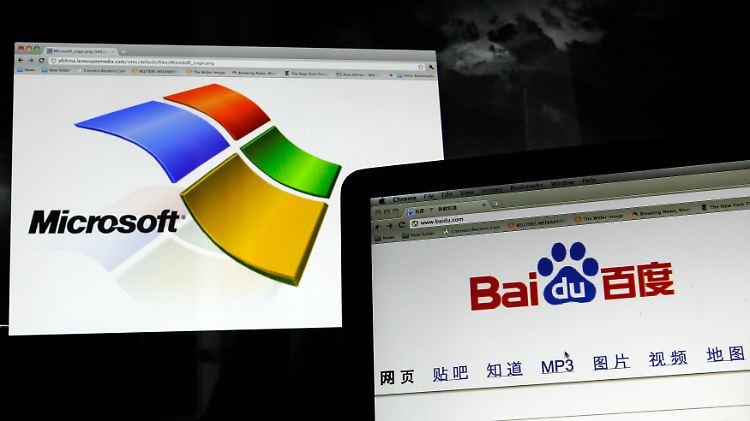 Fur englischssprachige Suchanfragen soll Baidu künftig auf Microsofts Bing zurückgreifen. In welchem Umfang das genau geschehen soll, ist unklar.