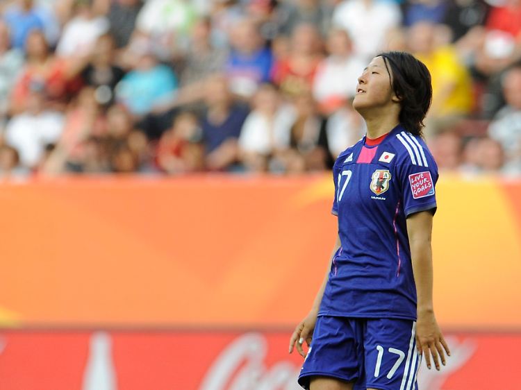Die Japanerinnen um Yuki Nagasato stehen trotz der Niederlage im Viertelfinale.
