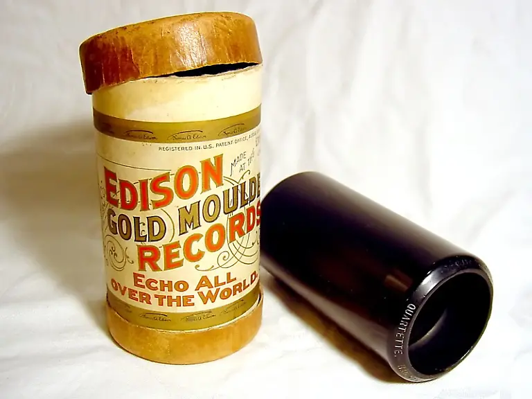 Edison-Hartgusswalze-aus-Wachs-ca-1904
