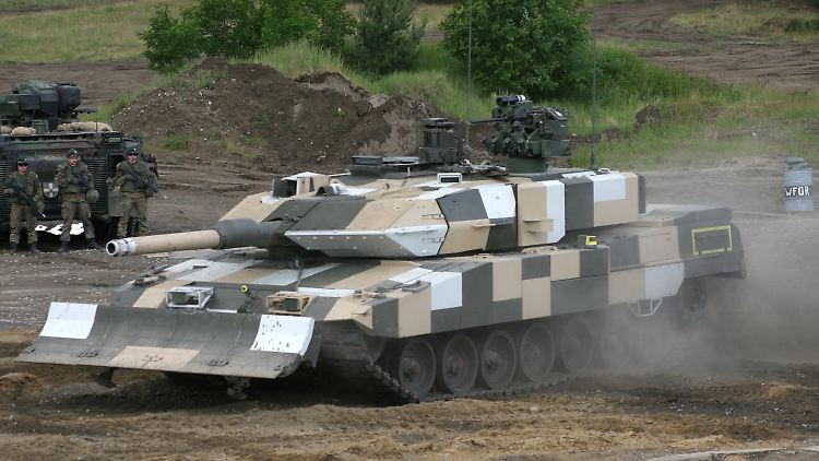 Von saudischem Interesse: Der Kampfpanzer Leopard 2.