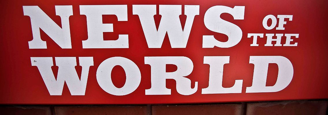 Das Murdoch-Blatt "News of the world" steht im Zentrum des Abhörskandals.