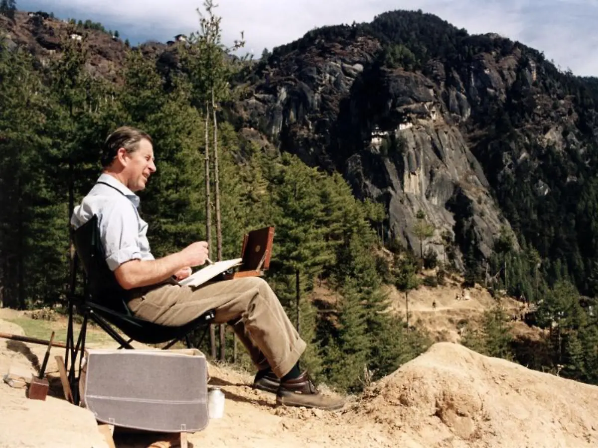 Prinz-Charles-beim-Malen