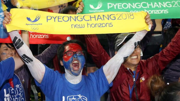 Die Begeisterung in Südkorea kannte schon bei der Vergabe der Spiele nach Pyeongchang keine Grenzen.