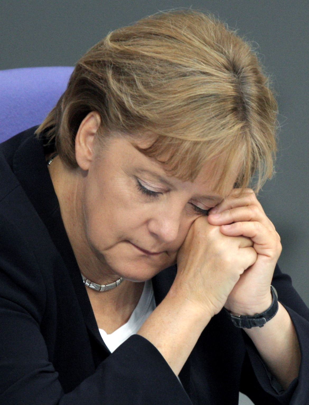 Hallo, Sie da! Frau Merkel!