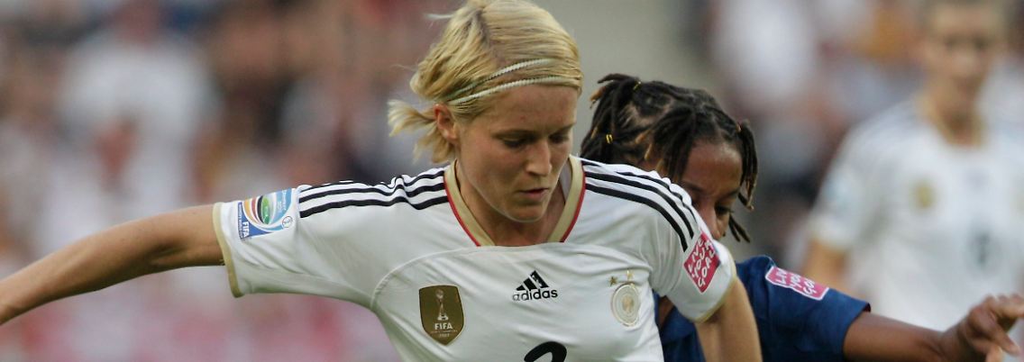 Ohne Brille in der Innenverteidigung: Saskia Bartusiak.
