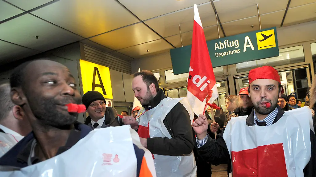 Streik-Flughafen