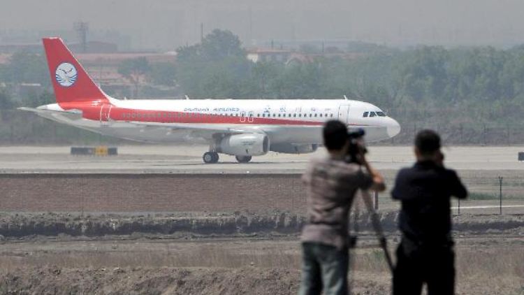Start zum Jungfernflug: Der A320 ist der erste in China gebaute.