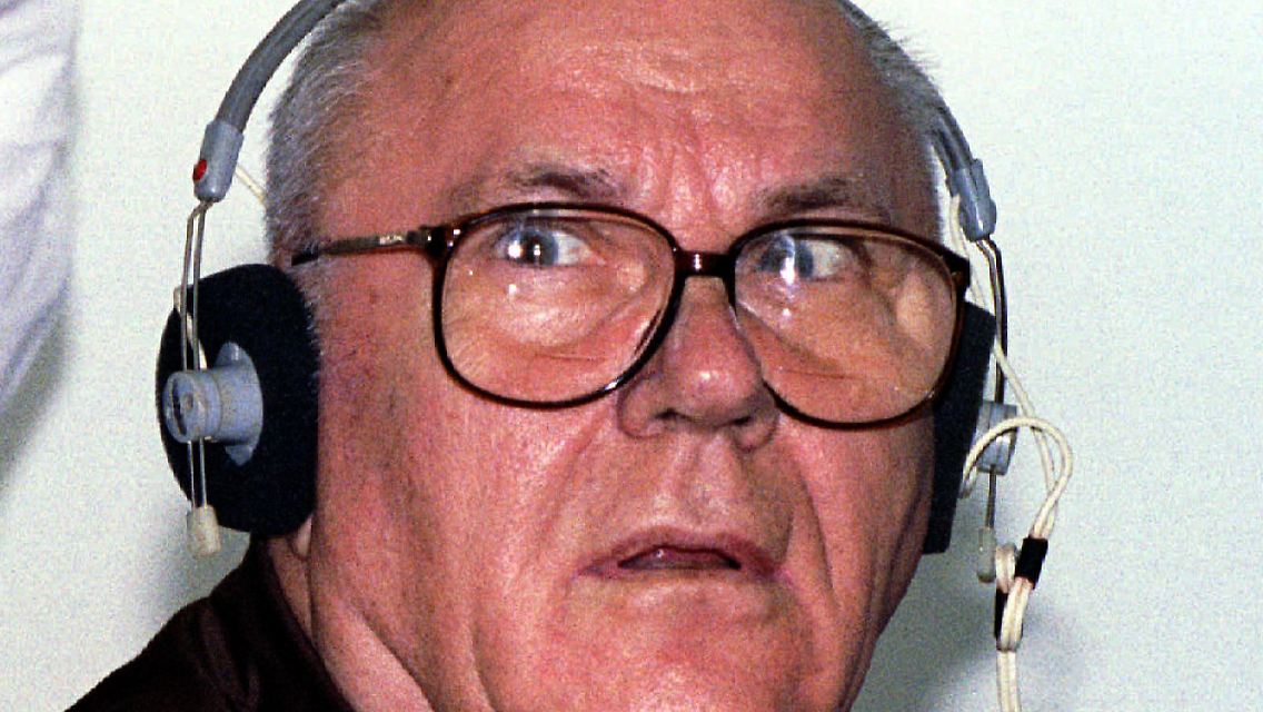 Demjanjuk 1993 vor einem israelischen Gericht.