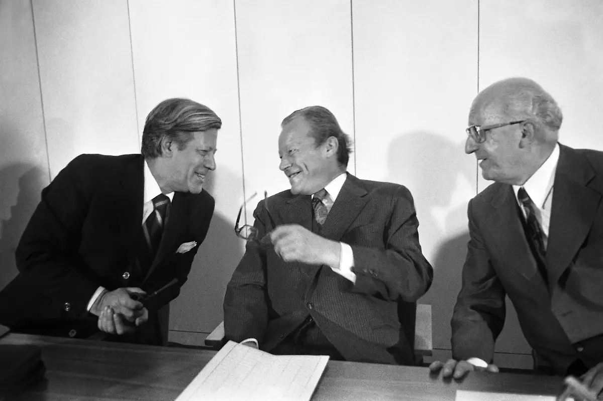 Schmidt-Finanzminister-Brandt