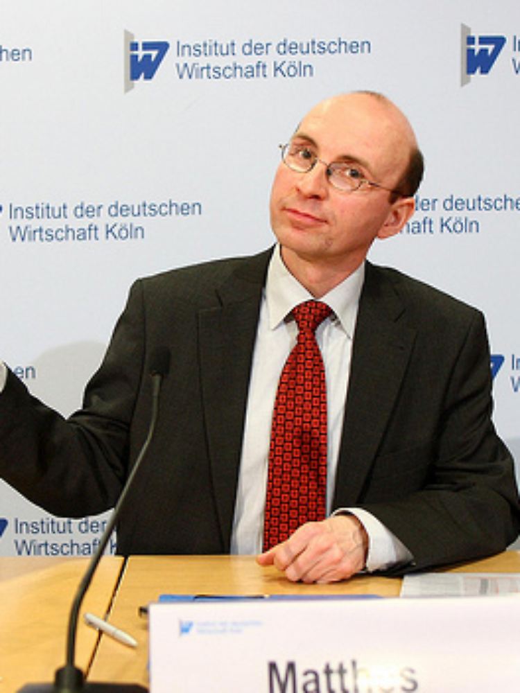 Dr. Jürgen Matthes ist Experte für Internationale Wirtschaftspolitik beim Institut der deutschen Wirtschaft Köln.