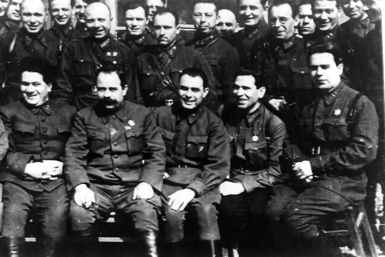 Breschnew-Kommandeure-Suedfront-Februar-1942