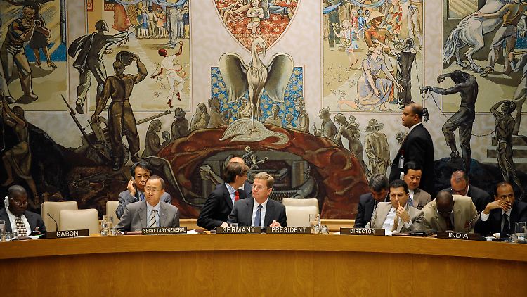 Westerwelle leitet in New York die Sitzung des Weltsicherheitsrats.