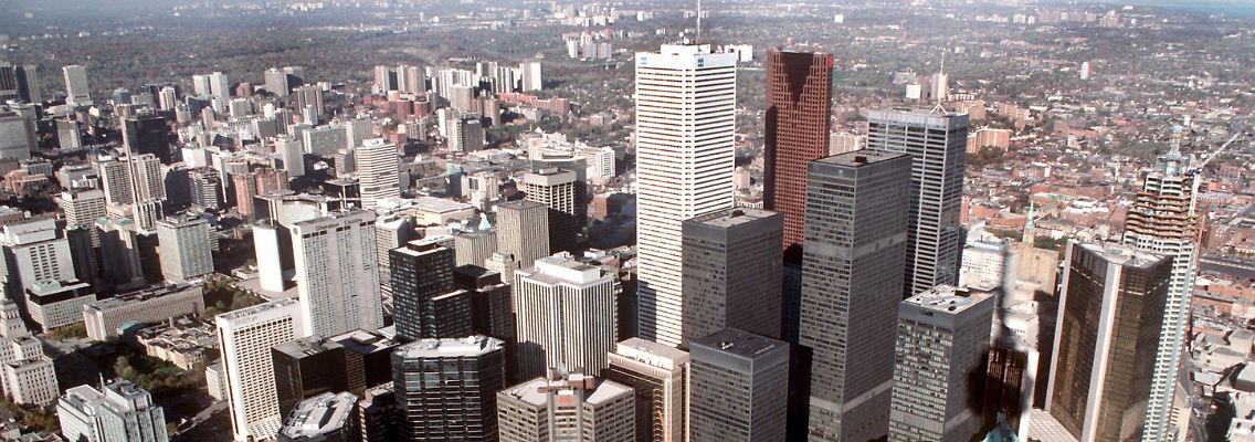 Skyline von Toronto.