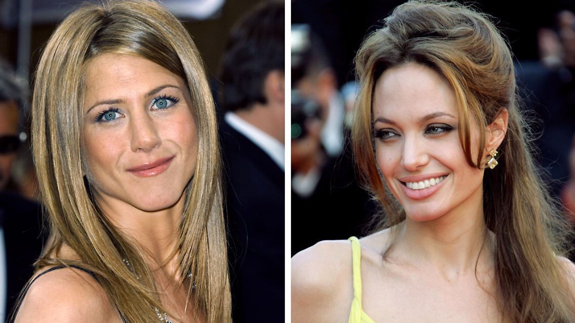 Jolie: "Halt dich zurück!" Aniston: "hdal!"