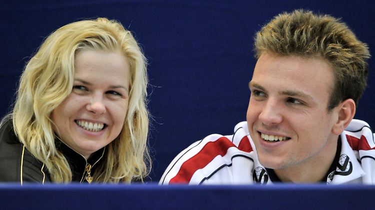 Die deutschen Medaillenhoffnungen: Britta Steffen (l.) und Paul Biedermann.