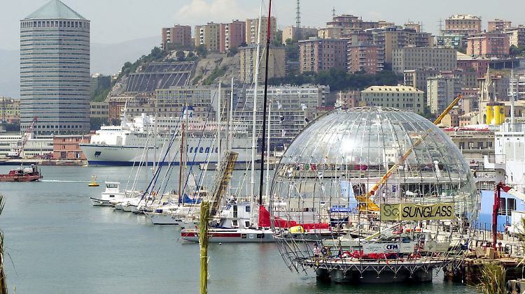 Hafen von Genua.