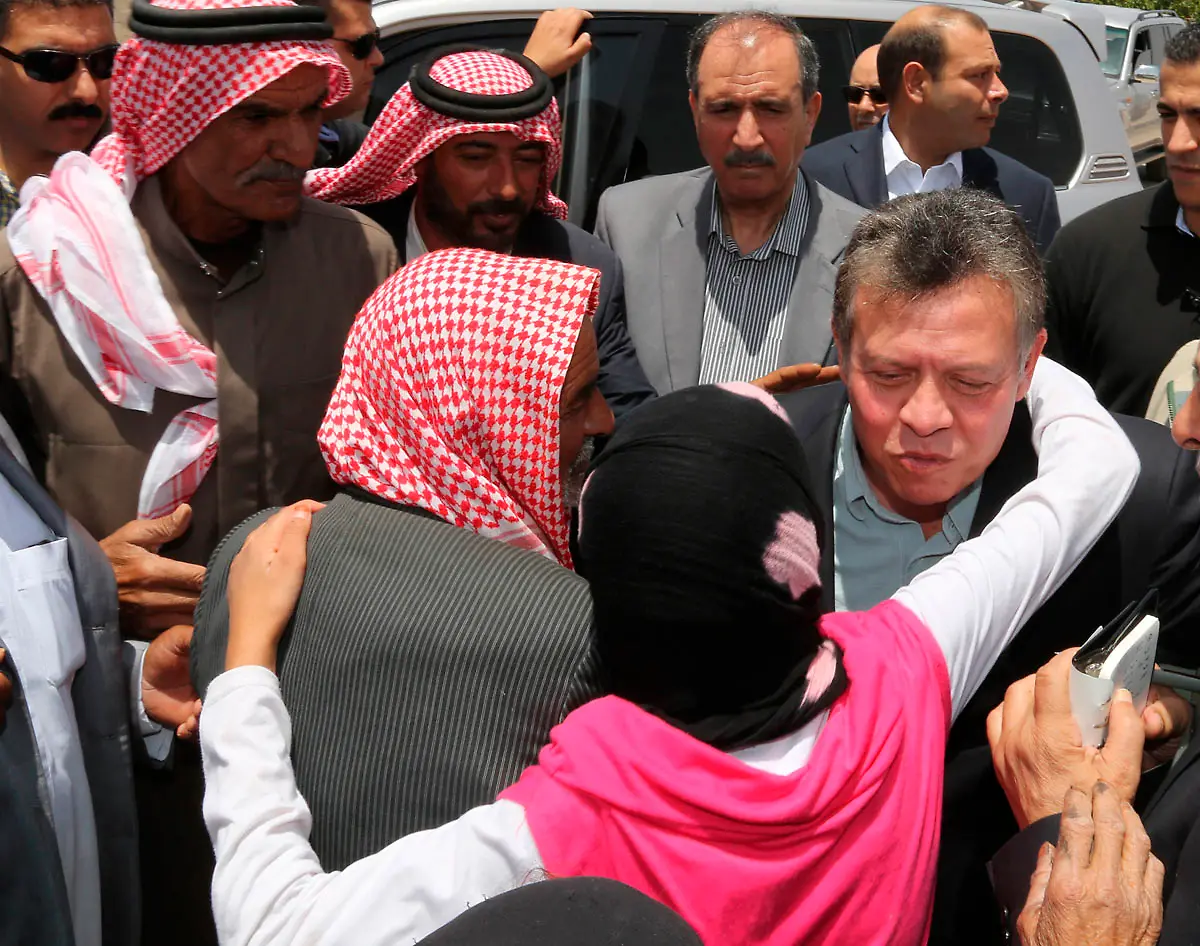 Jordanien-Koenig-Abdullah-Volk