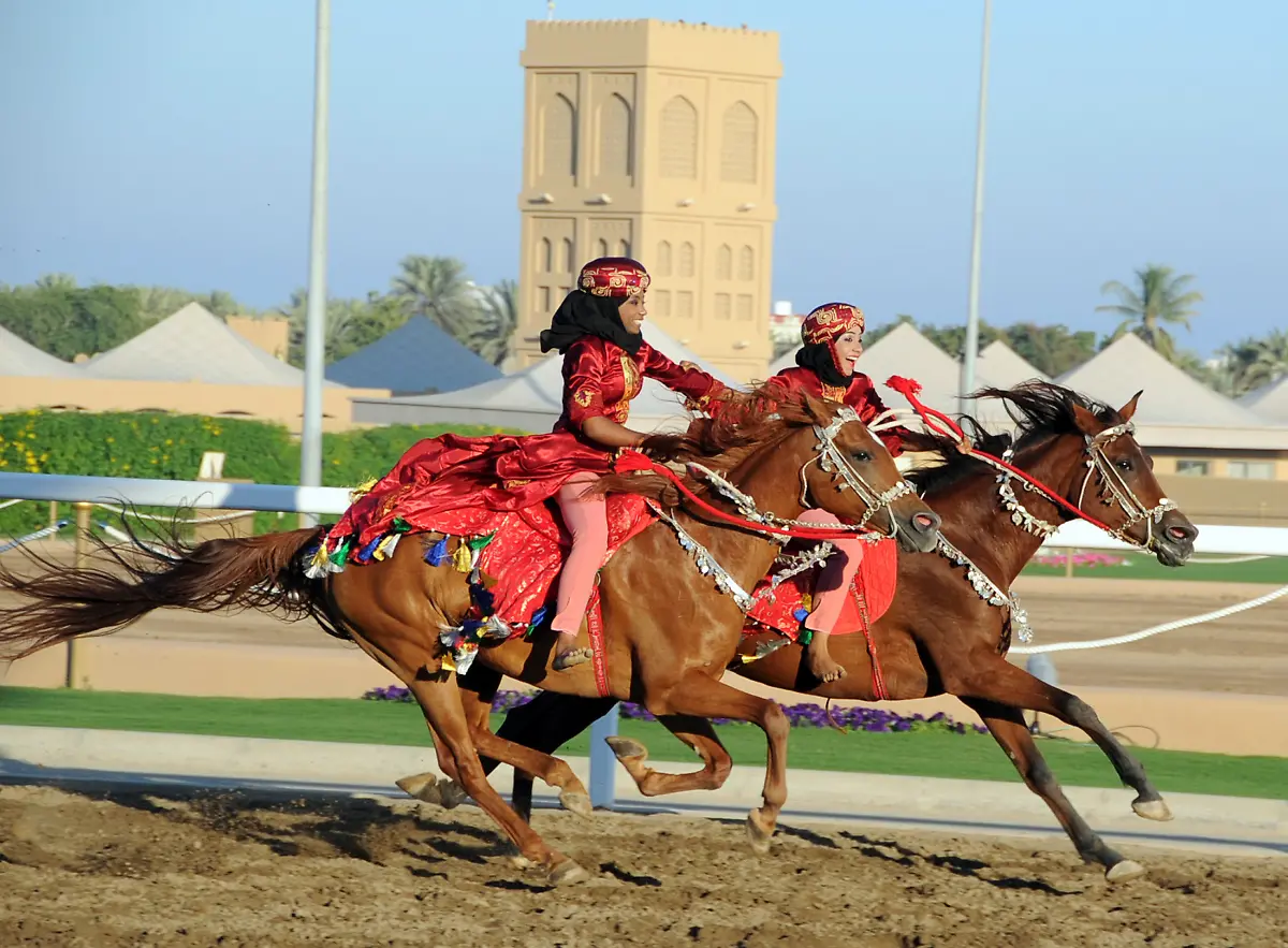 Oman-Muscat-Reiterinnen
