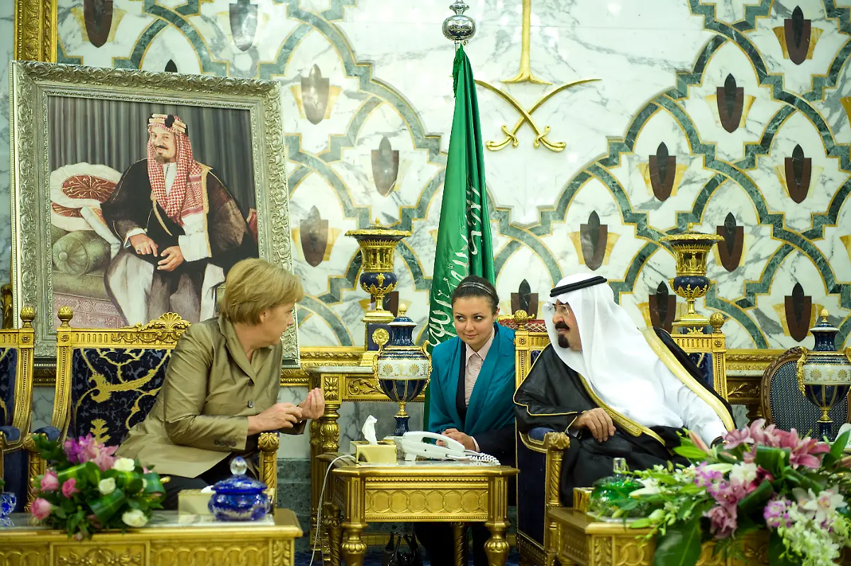 Saudi-Arabien-Abdullah-Merkel