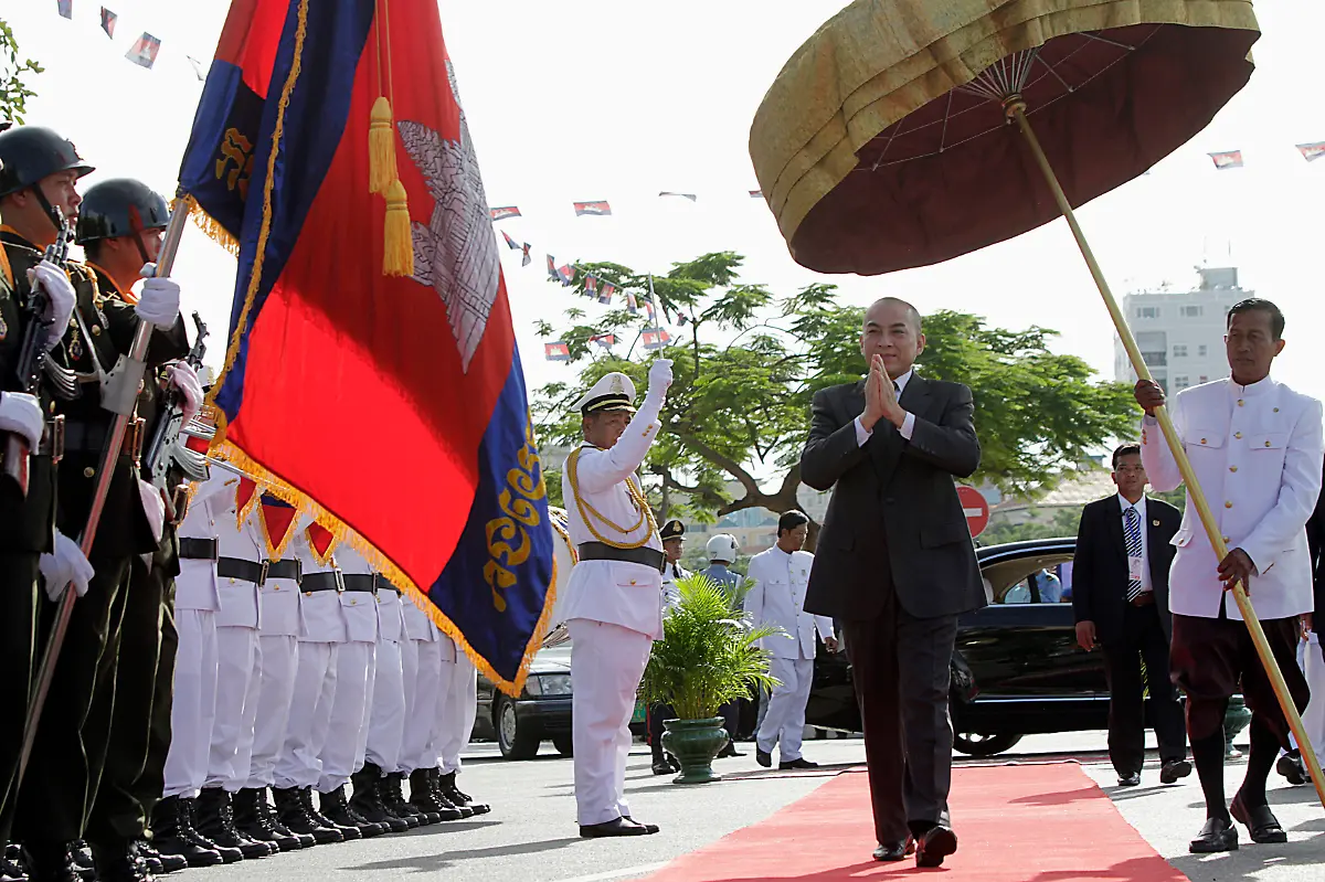 Kambodscha-Norodom-Sihamoni-Flagge