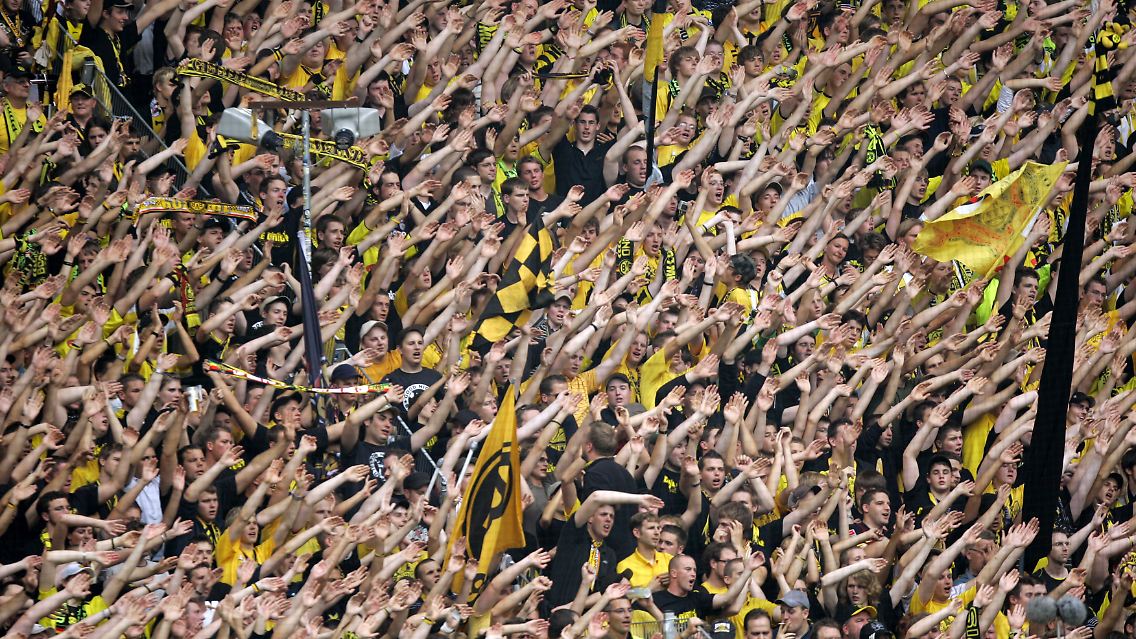 Besser als ihre Mannschaft: Die Fans des BvB.