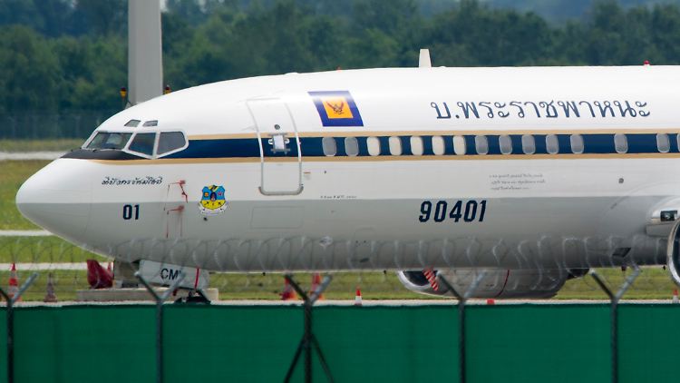 Zum Kuckuck: Das Flugzeug sitzt in München fest.