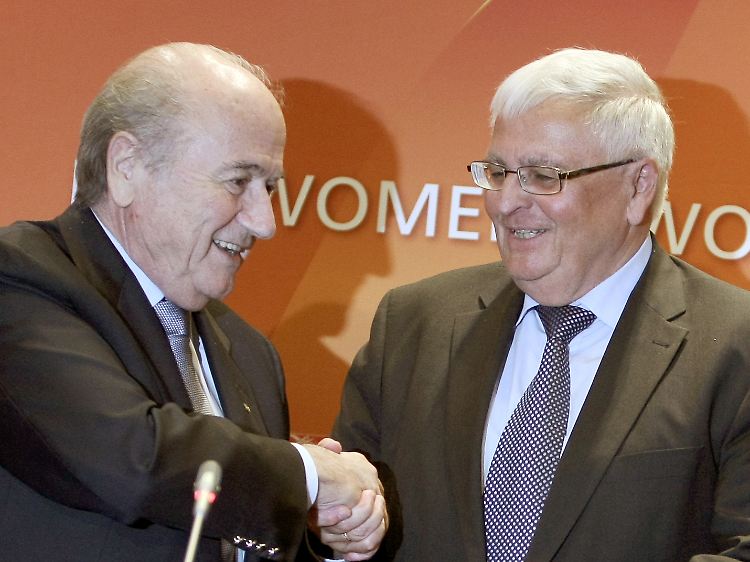 Gemeinsam für einen sauberen Weltverband: FIFA-Chef Blatter und DFB-Präsident Zwanziger.