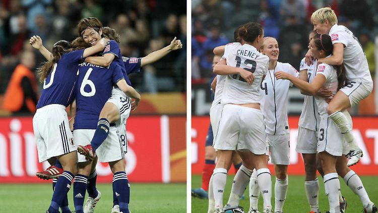 Wer wird in Frankfurt jubeln? Die Japanerinnen haben mit Homare Sawa die beste Torschützin der WM in ihren Reihen. Die US-Girls wissen, wie sich Titel anfühlen.