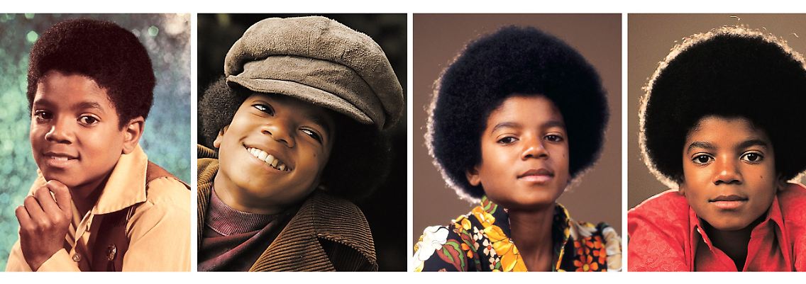 Michael zu Begin seiner Karriere, als er mit seinen Brüdern als die "Jackson Five" für Furore sorgte.