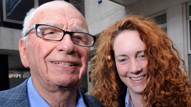 Murdoch und Brooks vor wenigen Tagen in London.