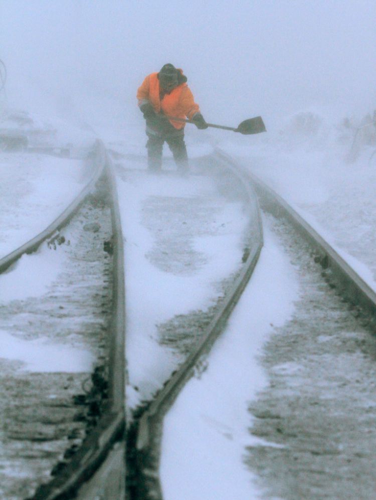 Extreme Witterungsbedingungen, anspruchsvolles Terrain: Die Deutsche Bahn soll bis zum Polarkreis Gleise legen.