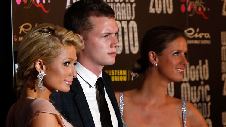 Barron Hilton steht seinen Schwestern Paris (li.) und Nicky in nicht viel nach.
