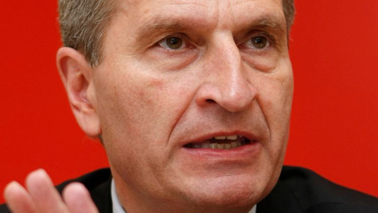 Günther Oettinger will den ermäßigten Steuersatz auf 9,5 Prozent anheben.