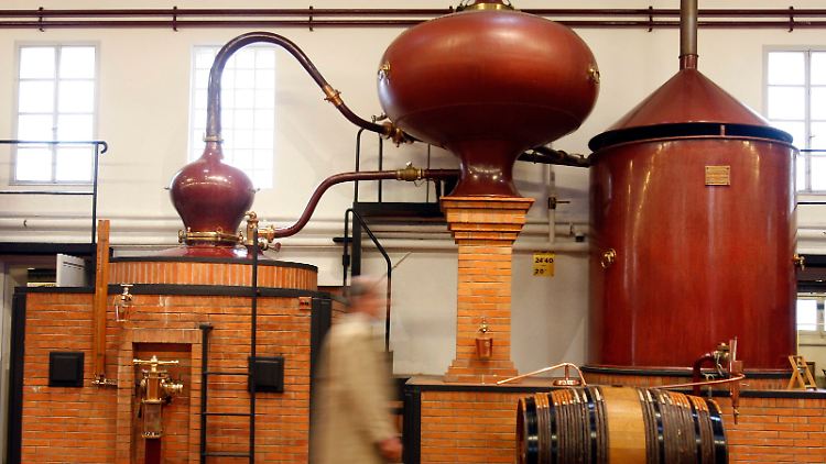 Berühmte Marke: In einer Destillerie von Hennessy in Cognac.