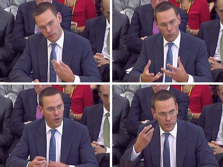 Auch Murdoch jr. hat keinen blassen Schimmer, was sich hinter den Redaktionstüren so abspielt. Sagt er vor dem Ausschuss.