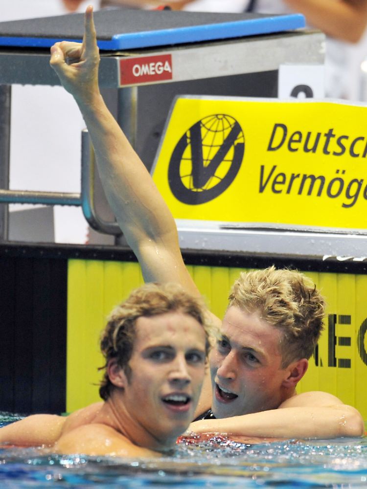 Johannes Neumann (r.) und Hendrik Feldwehr
