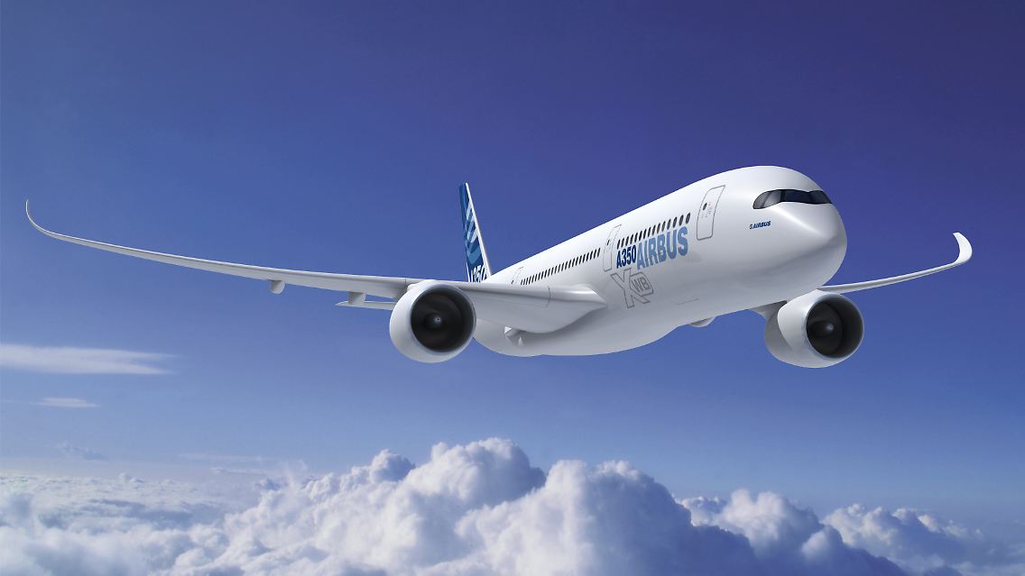 Fliegt bisher nur im Computer: Die A350 XWB.