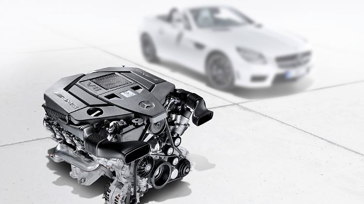 Im Mercedes SLK kommt künftig wieder ein V8-Sauger zum Einsatz.
