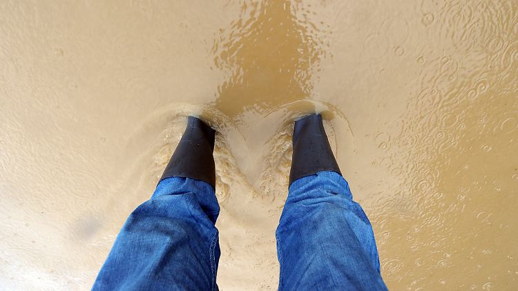 Der Regen hält immerhin auch hübsche Bilder bereit.