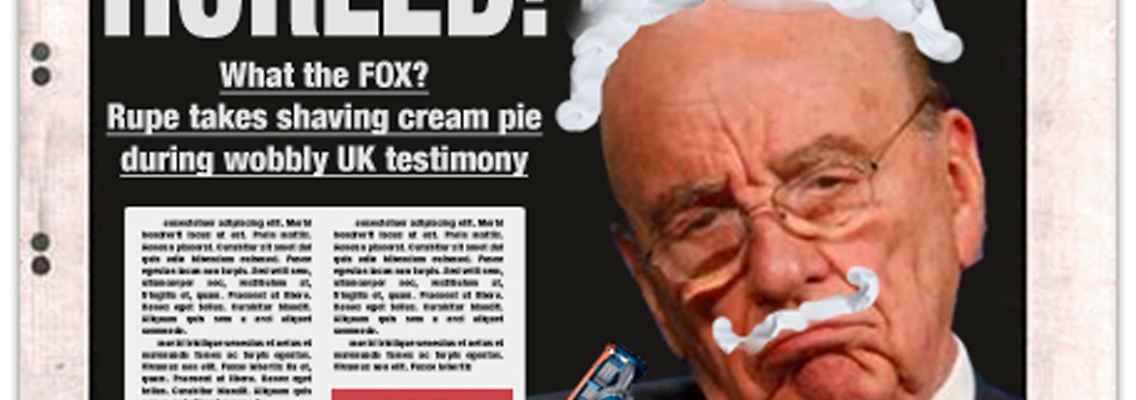 Rupert Murdoch wird zum Gespött der Presse.