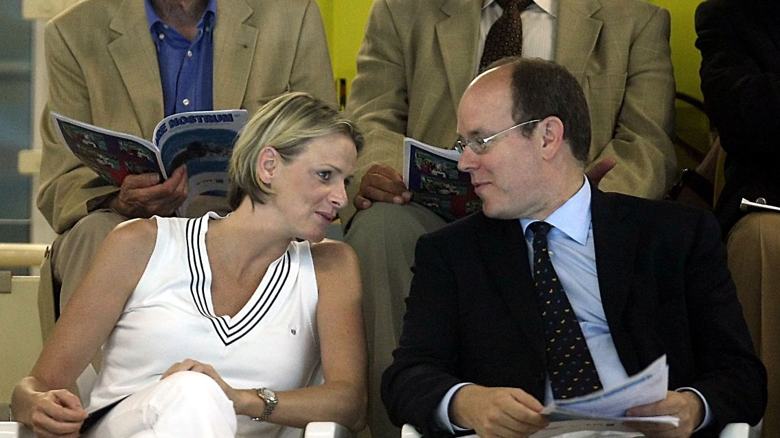 Fürst Albert mit seiner südafrikanischen Freundin Charlene Wittstock.