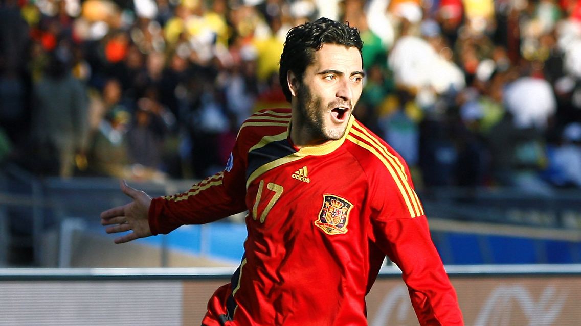 Tor, Tor, Tor: Spaniens Daniel Guiza bejubelt seinen Treffer zum 2:1.