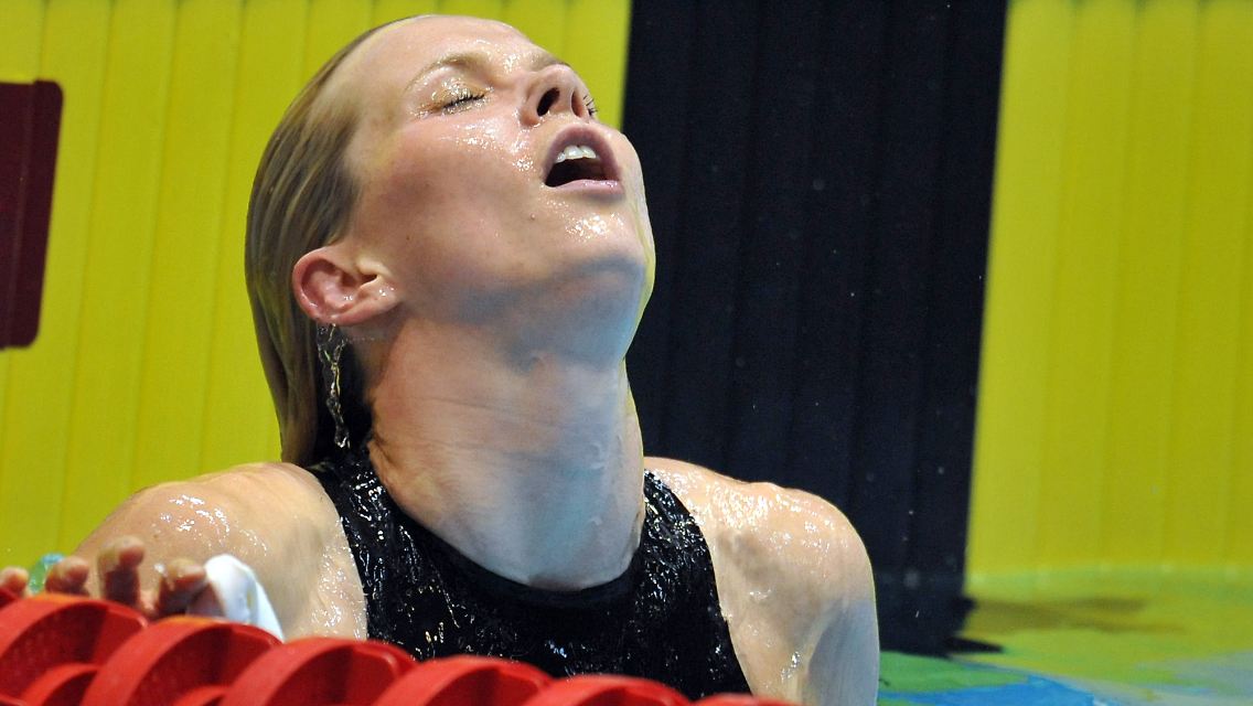 Schneller als je zuvor: Britta Steffen.