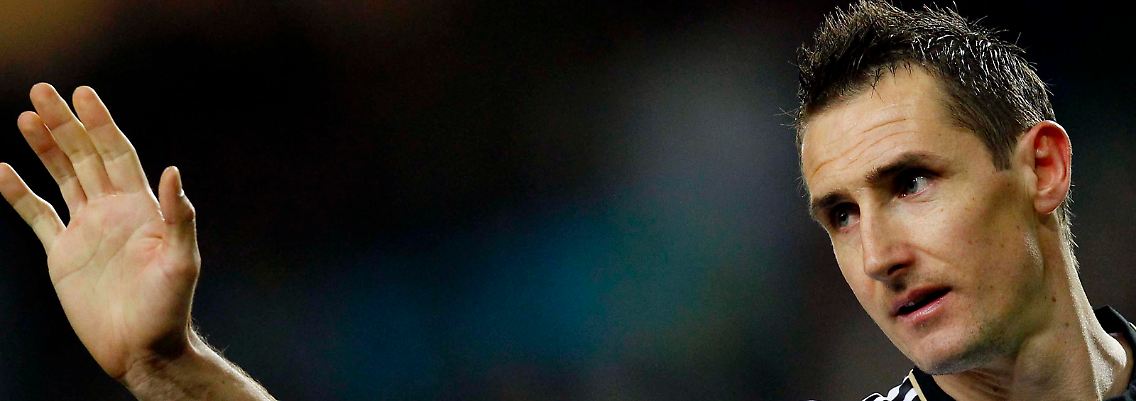 Trifft nun für Lazio: Miroslav Klose.
